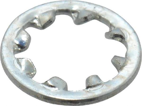 Value Collection - M6 Screw, 6.4mm ID, Spring Steel Internal Tooth Lock Washer - 11mm OD, Zinc-Plated, Grade 2 - All Tool & Supply