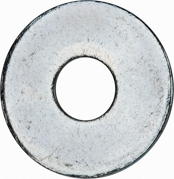 Value Collection - M16 Screw, Steel Fender Flat Washer - 17mm ID x 50mm OD, 3mm Thick, Zinc-Plated Finish - All Tool & Supply