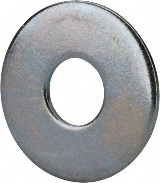 Value Collection - M20 Screw, Steel Fender Flat Washer - 22mm ID x 60mm OD, 4mm Thick, Zinc-Plated Finish - All Tool & Supply