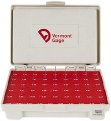 Vermont Gage - 55 Piece, 0.21-1.29 mm Diameter Plug and Pin Gage Set - Plus 0.01 mm Tolerance, Class ZZ - All Tool & Supply