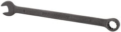 Paramount - 8mm 12 Point Offset Combination Wrench - 15° Offset Angle, 5-11/32" OAL, Chrome Vanadium Steel, Black Finish - All Tool & Supply