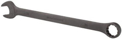 Paramount - 28mm 12 Point Offset Combination Wrench - 15° Offset Angle, 15-1/2" OAL, Chrome Vanadium Steel, Black Finish - All Tool & Supply