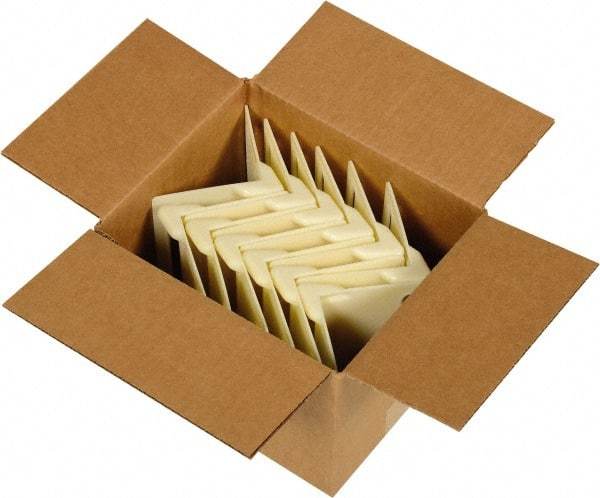 Vestil - 3-7/8" Long x 3-7/8" Wide x 5-3/8" High x 7/64" Thick Edge Guard - White, Cardboard Box, 12 Piece - All Tool & Supply