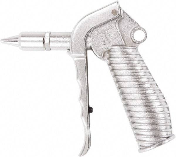 Value Collection - 230 Max psi Quiet Safety Nozzle Pistol Grip Blow Gun - 1/4 NPT Inlet, Chrome Plated Aluminum - All Tool & Supply