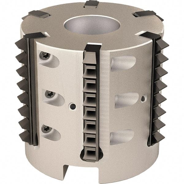 Vargus - 2.084" Cut Diam, 7.874" Max Depth of Cut, 3/4" Arbor Hole Diam, Internal/External Indexable Thread Mill - Insert Style 41B, 5 Inserts, Toolholder Style RTMC-D, 2" OAL - All Tool & Supply