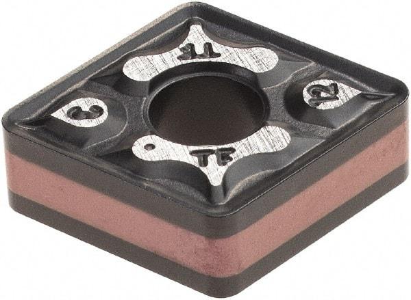 Iscar - CNMG433 TF Grade IC6025 Carbide Turning Insert - TiCN/Al2O3/TiN Finish, 80° Diamond, 1/2" Inscr Circle, 3/16" Thick, 3/64" Corner Radius - All Tool & Supply