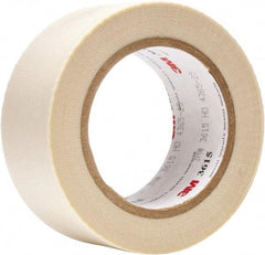 3M - 36 Yd Long x 2" Wide, White Silicone Glass Cloth Tape - All Tool & Supply