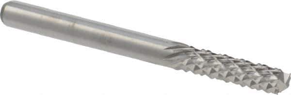 M.A. Ford - 1/8" Diam, 1/2" LOC, End Mill End, Solid Carbide Diamond Pattern Router Bit - 1-1/2" OAL, 1/8" Shank Diam - All Tool & Supply