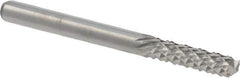 M.A. Ford - 1/8" Diam, 1/2" LOC, End Mill End, Solid Carbide Diamond Pattern Router Bit - 1-1/2" OAL, 1/8" Shank Diam - All Tool & Supply