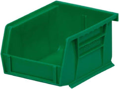 Akro-Mils - 10 Lb. Load Capacity, 5-3/8" Deep, Green Polymer Hopper Stacking Bin - 3" High x 4-1/8" Wide x 5-3/8" Long - All Tool & Supply