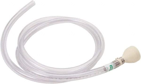 Unger - 6' Long Water Hose - 1" Diam, Plastic, Hot Water Compatible, All Season, Clear - All Tool & Supply