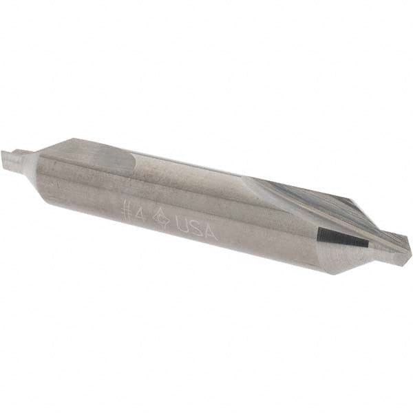 Cleveland - #4 Plain Cut 60° Incl Angle Solid Carbide Combo Drill & Countersink - All Tool & Supply