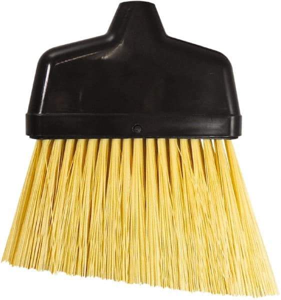 Unger - 6-3/8" Wide, Yellow Synthetic Bristles, Angled Broom - Flagged, Water Resistant - All Tool & Supply