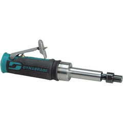 Dynabrade - 1/4" Collet, Straight Handle, Air Extended Length Die Grinder - 25,000 RPM, Front Exhaust, 20 CFM, 0.4 hp, 90 psi, 1/4" Inlet - All Tool & Supply