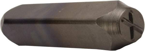 C.H. Hanson - 5/32" Character Size, X Character, Heavy Duty Individual Steel Stamp - All Tool & Supply