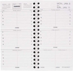 AT-A-GLANCE - 485 Sheet, 3-1/4 x 6-1/4", Weekly Appointment Refill - White - All Tool & Supply