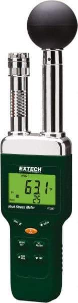 Extech - Thermometer/Hygrometers & Barometers Type: Heat Stress WBGT Meter Minimum Relative Humidity (%): 1 - All Tool & Supply