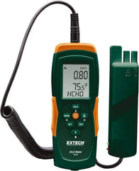 Extech - Audible, Visual Alarm, LCD Display, Formaldehyde Monitor - Monitors Formaldehyde, 0 to 50°C Working Temp, CE Listed - All Tool & Supply