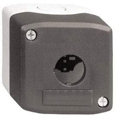 Schneider Electric - 1 Hole, 22mm Hole Diameter, Polycarbonate Pushbutton Switch Enclosure - 13, 4X NEMA Rated - All Tool & Supply