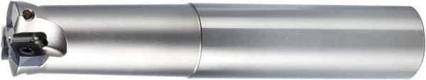 OSG - 1" Cut Diam, 1" Shank Diam, Weldon Shank Indexable High-Feed End Mill - Screw Holding Method, SDMT09... Insert, PHC Toolholder, Through Coolant - All Tool & Supply