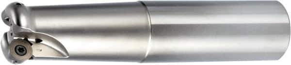 OSG - 32mm Cutting Diam, 32mm Shank Diam, Straight Shank Indexable Copy End Mill - 4 Inserts, RPH_10.. Insert, PRC Toolholder, Through Coolant - All Tool & Supply