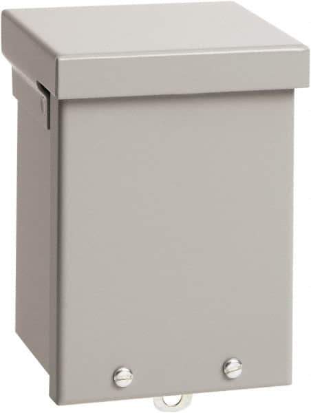 nVent Hoffman - Steel Junction Box Enclosure Screw Flat Cover - NEMA 3R, 18" Wide x 18" High x 6" Deep - All Tool & Supply