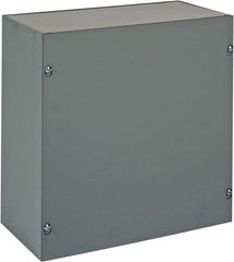 nVent Hoffman - Steel Junction Box Enclosure Screw Flat Cover - NEMA 1, 12" Wide x 12" High x 6" Deep - All Tool & Supply