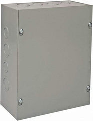 nVent Hoffman - Steel Junction Box Enclosure Screw Flat Cover - NEMA 1, 8" Wide x 10" High x 4" Deep - All Tool & Supply