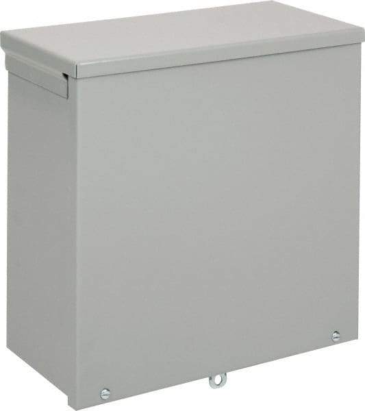 nVent Hoffman - Steel Junction Box Enclosure Screw Flat Cover - NEMA 3R, 12" Wide x 12" High x 6" Deep - All Tool & Supply