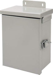 nVent Hoffman - Steel Standard Enclosure Hinge Flat Cover - NEMA 3R, 6" Wide x 8" High x 4" Deep, Watertight - All Tool & Supply