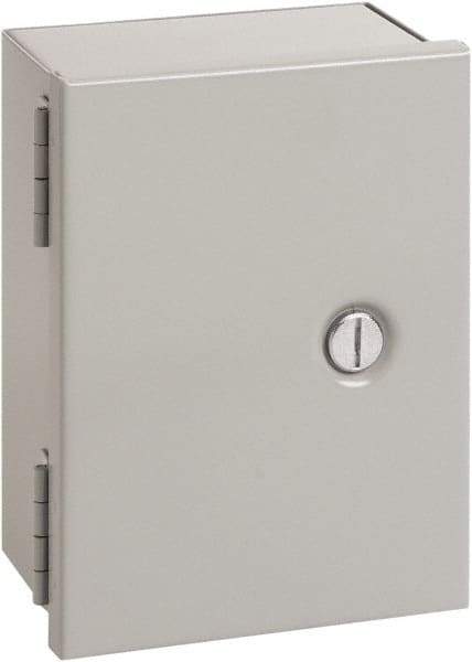 nVent Hoffman - Steel Junction Box Enclosure Hinge Flat Cover - NEMA 1, 10" Wide x 12" High x 6" Deep - All Tool & Supply