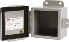 nVent Hoffman - Steel Junction Box Enclosure Hinge Flat Cover - NEMA 12, 13, 12" Wide x 14" High x 6" Deep - All Tool & Supply