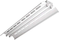 Cooper Lighting - 4 Lamps, 32 Watts, Fluorescent, Low Bay Fixture - 96" Long x 4-5/8" High x 12" Wide, 120-277 Volt, Steel Housing - All Tool & Supply