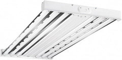 Cooper Lighting - 6 Lamps, 54 Watts, Fluorescent, High Bay Fixture - 48" Long x 2-15/32" High x 19-17/32" Wide, 120-277 Volt, Steel Housing - All Tool & Supply