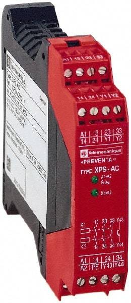 Square D - 115 Volt, 7 VA Power Rating, Standard Electromechanical & Solid State Screw Clamp General Purpose Relay - 6 Amp at 115 VAC, 1NC (Auxiliary) & 3NO - All Tool & Supply