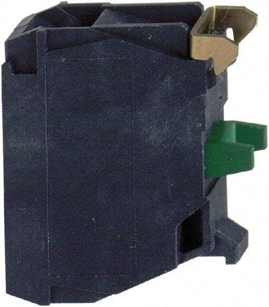 Square D - Multiple Amp Levels, Electrical Switch Contact Block - 120 VAC, 125 VDC, 240 VAC, 250 VDC, and 600 VAC/VDC, Screw Terminal, 22mm Hole, For Use with XB4, XB5 - All Tool & Supply