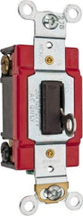 Cooper Wiring Devices - 3 Pole, 120 to 277 VAC, 20 Amp, Specification Grade, Key Lock, Wall and Dimmer Light Switch - 1.31 Inch Wide - All Tool & Supply