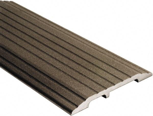 National Guard Products - 48" Long x 5" Wide x 1/2" High, Saddle Threshold - Aluminum Finish - All Tool & Supply