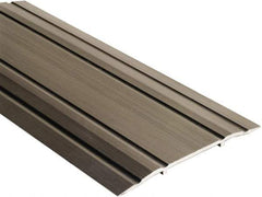 National Guard Products - 48" Long x 5" Wide x 1/4" High, Saddle Threshold - Aluminum Finish - All Tool & Supply