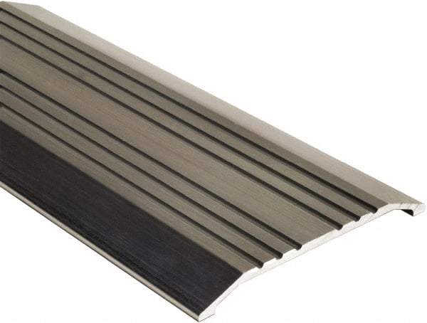 National Guard Products - 72" Long x 5" Wide x 1/2" High, Saddle Threshold - Aluminum Finish - All Tool & Supply