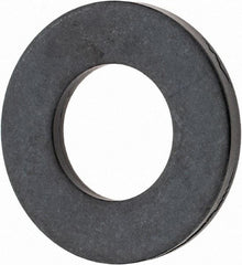 TE-CO - 1" Screw, Grade 1010 Steel Standard Flat Washer - 1-1/32" ID x 2" OD, 3/16" Thick, Black Oxide Finish - All Tool & Supply