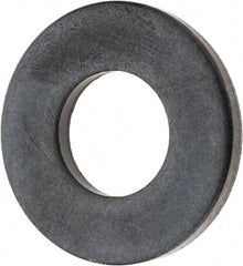 TE-CO - 1/2" Screw, Grade 1010 Steel Standard Flat Washer - 17/32" ID x 1-1/8" OD, 1/8" Thick, Black Oxide Finish - All Tool & Supply