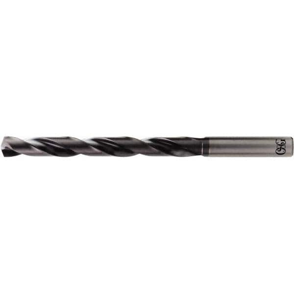 OSG - 6.1mm 140° Spiral Flute Solid Carbide Taper Length Drill Bit - All Tool & Supply