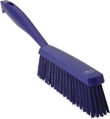 Vikan - 14" OAL, Polyester Staple Set Bench Brush - 2" Bristle Length, 6-3/8" Long Head, Purple - All Tool & Supply