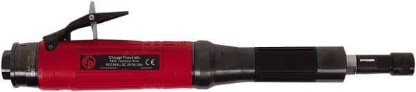 Chicago Pneumatic - 1/4" Collet, Straight Handle, Air Extended Length Die Grinder - 19,000 RPM, Rear Exhaust, 31.8 CFM, 0.8 hp, 90 psi, 9.5mm Inlet - All Tool & Supply