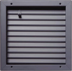 National Guard Products - 13" Wide x 13" High, Solid Steel Fire Rated Louver - 12" Opening Width, 12" Opening Height - All Tool & Supply