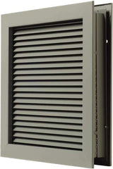 National Guard Products - 25" Wide x 25" High, Solid Steel Louver - 24" Opening Width, 24" Opening Height - All Tool & Supply