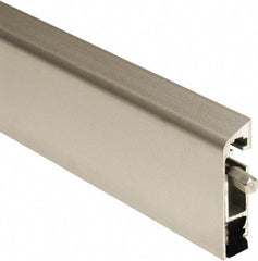 National Guard Products - 4' Long x 48" Wide, Door Bottom Weatherstripping - 1-3/4" Door Thickness, Aluminum - All Tool & Supply