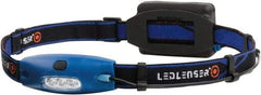 LED LENSER - White LED Bulb, Hands-free Flashlight - Black Aluminum Body, 4 AAA Batteries Included - All Tool & Supply