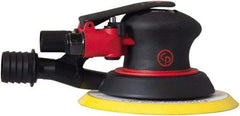 Chicago Pneumatic - 12,000 OPM, 8 CFM Air Consumption, Palm Air Orbital Sander - Round Pad, 1/4" Inlet - All Tool & Supply